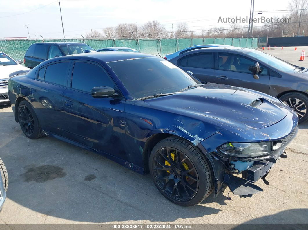 2017 Dodge Charger R/t Rwd Blue vin: 2C3CDXCT2HH579231