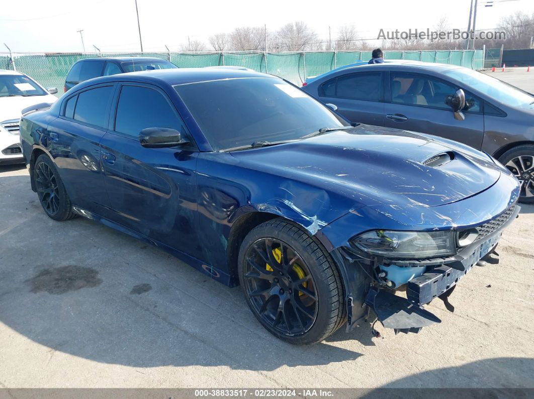 2017 Dodge Charger R/t Rwd Blue vin: 2C3CDXCT2HH579231