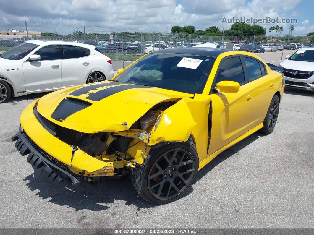 2017 Dodge Charger Daytona 340 Rwd Yellow vin: 2C3CDXCT2HH586244