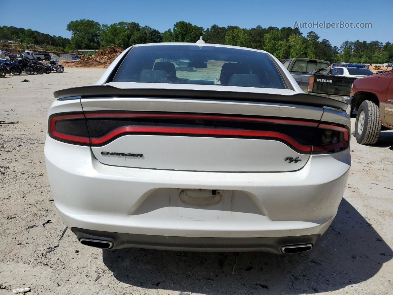 2017 Dodge Charger R/t White vin: 2C3CDXCT2HH602183