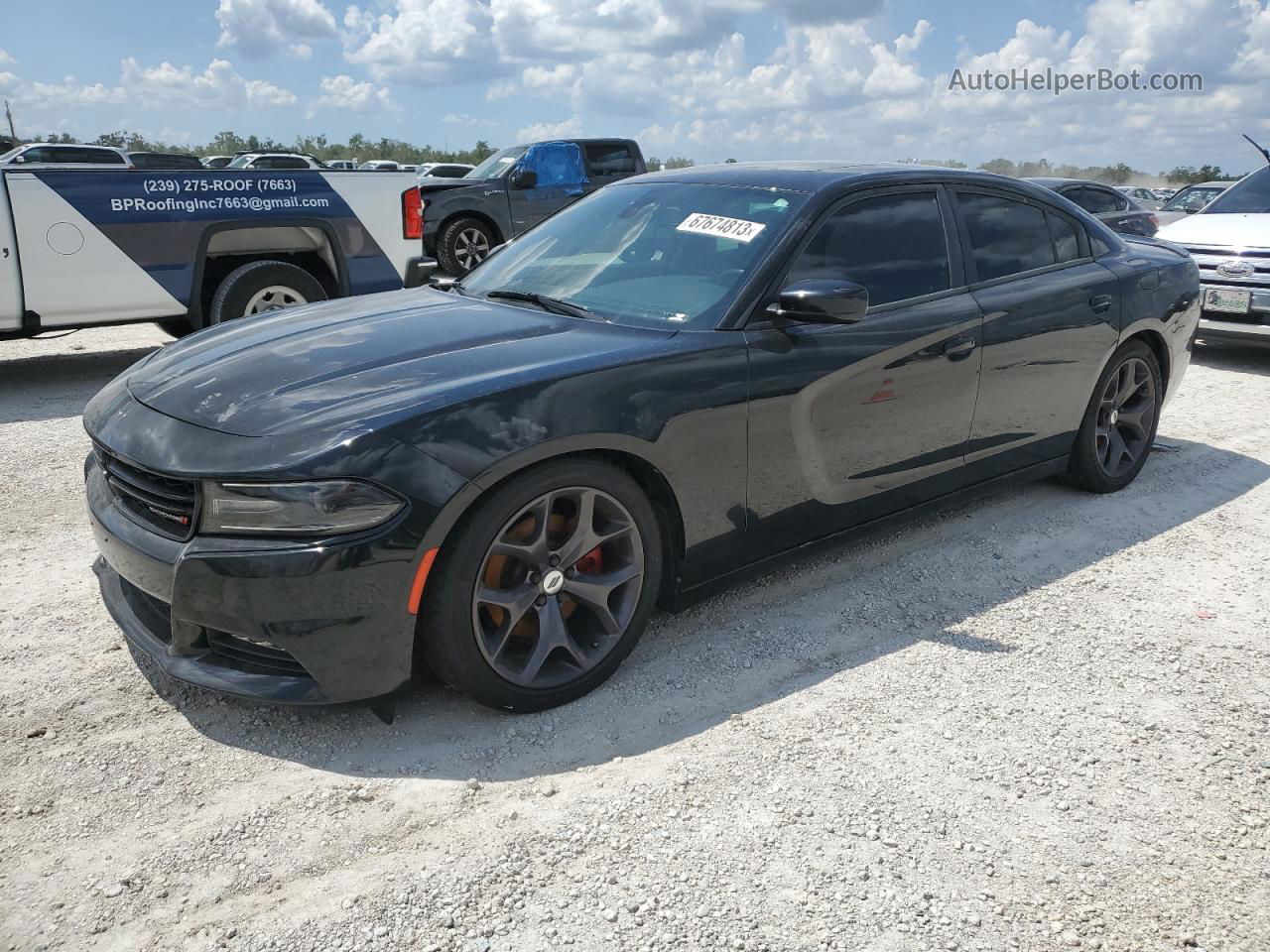 2017 Dodge Charger R/t Black vin: 2C3CDXCT2HH623194