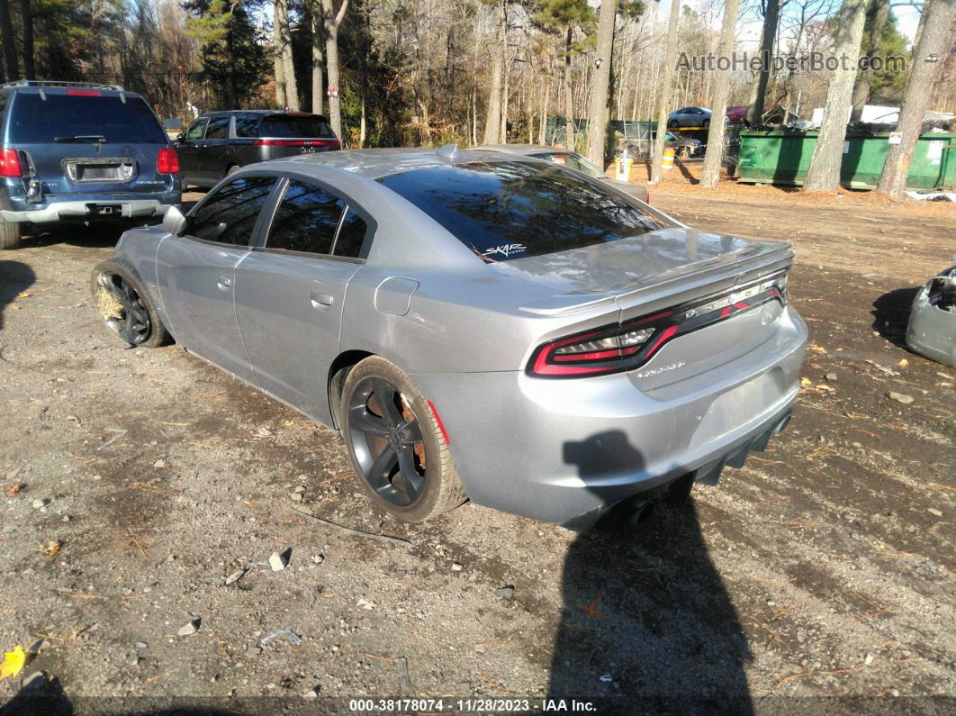 2018 Dodge Charger R/t Rwd Gray vin: 2C3CDXCT2JH260966