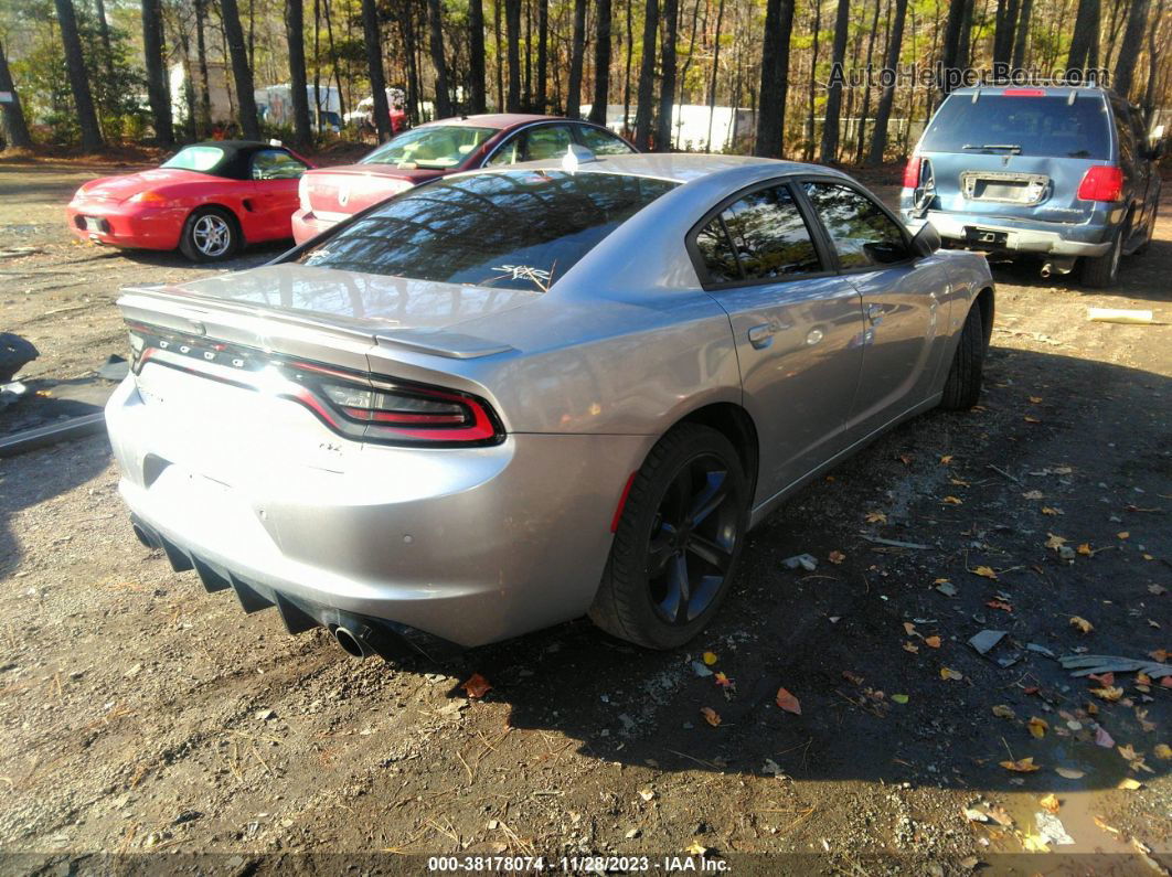 2018 Dodge Charger R/t Rwd Gray vin: 2C3CDXCT2JH260966