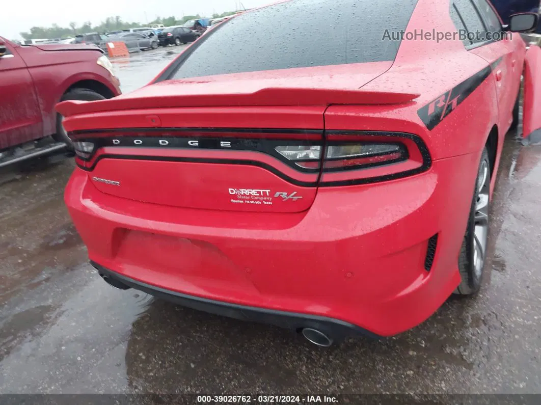 2021 Dodge Charger R/t Rwd Red vin: 2C3CDXCT2MH552945