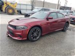 2021 Dodge Charger R/t Burgundy vin: 2C3CDXCT2MH594662
