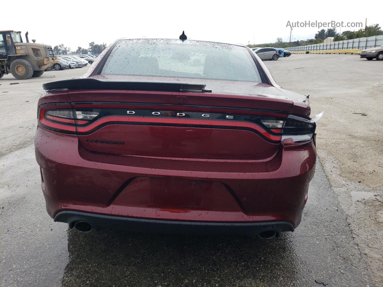 2021 Dodge Charger R/t Бордовый vin: 2C3CDXCT2MH594662