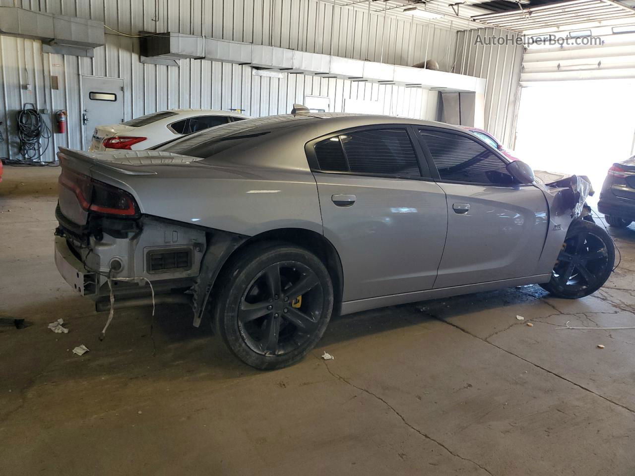 2016 Dodge Charger R/t Silver vin: 2C3CDXCT3GH215981