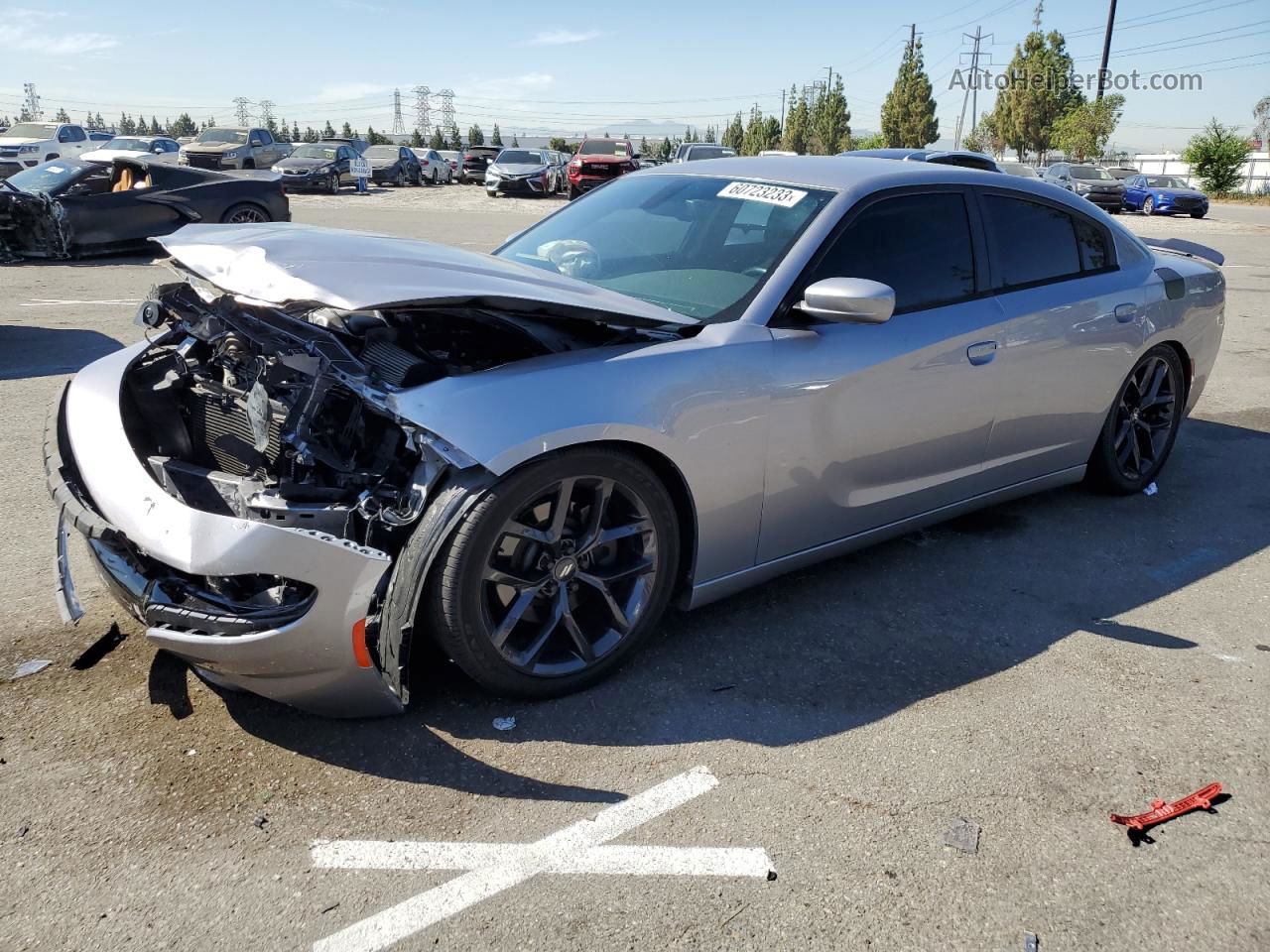 2016 Dodge Charger R/t Silver vin: 2C3CDXCT3GH241982