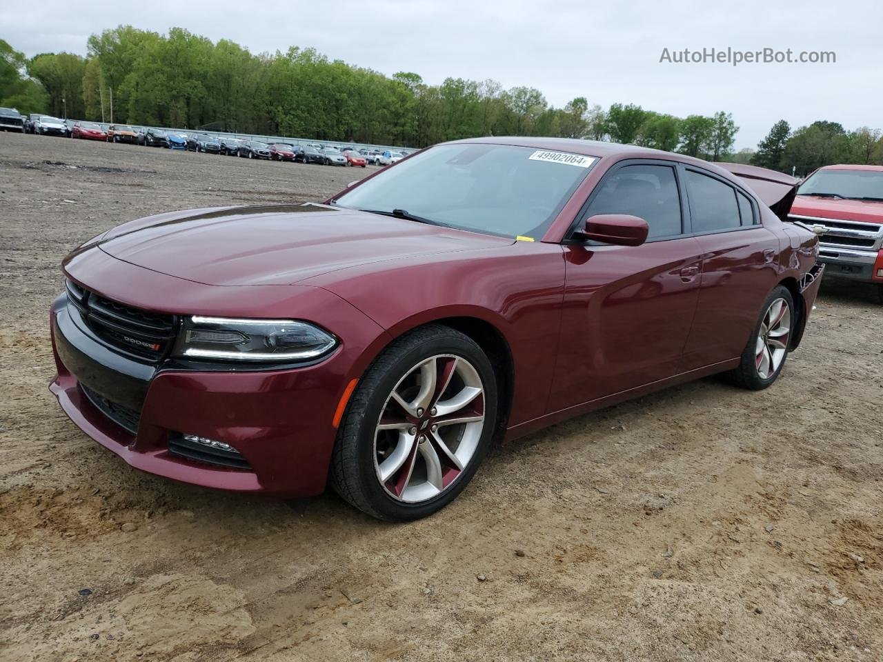2017 Dodge Charger R/t Бордовый vin: 2C3CDXCT3HH510886
