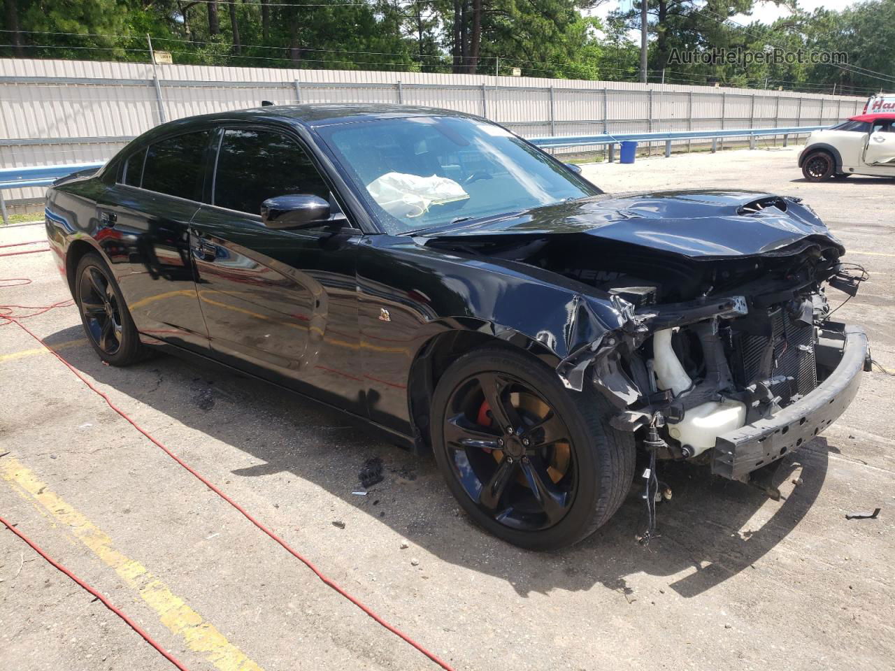 2017 Dodge Charger R/t Black vin: 2C3CDXCT3HH524724