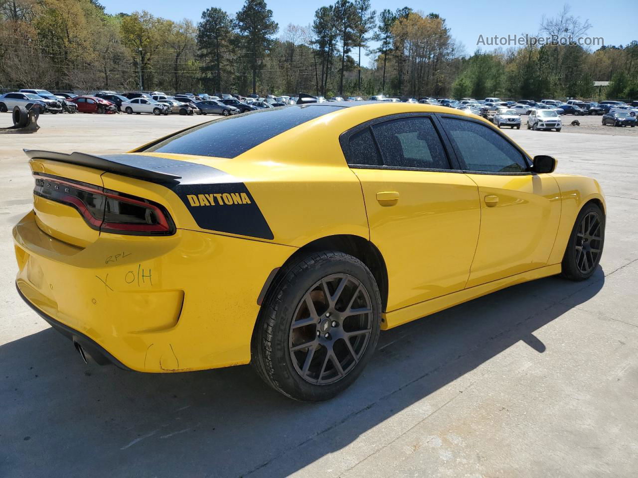 2017 Dodge Charger R/t Yellow vin: 2C3CDXCT3HH545699