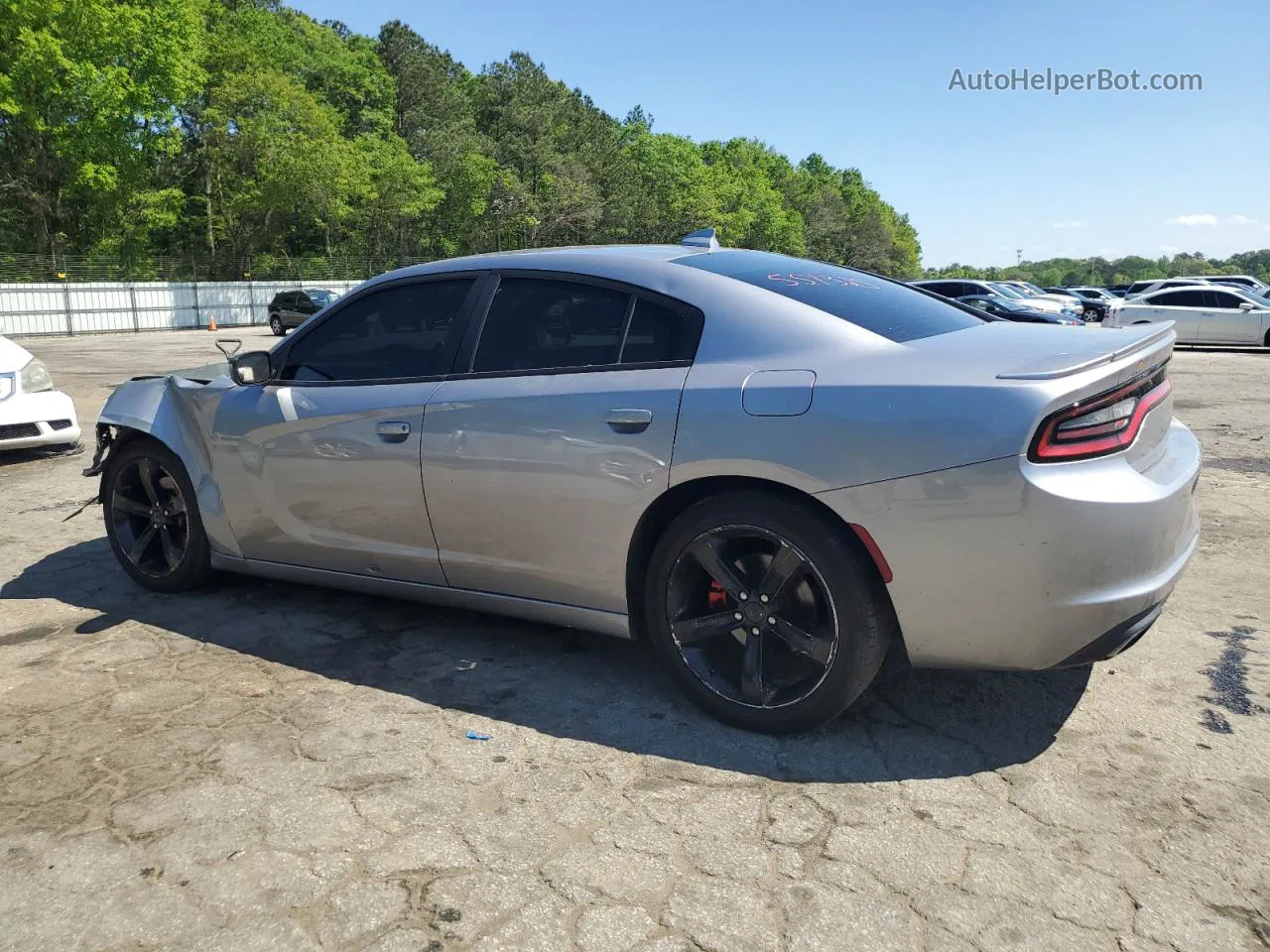 2017 Dodge Charger R/t Silver vin: 2C3CDXCT3HH551325