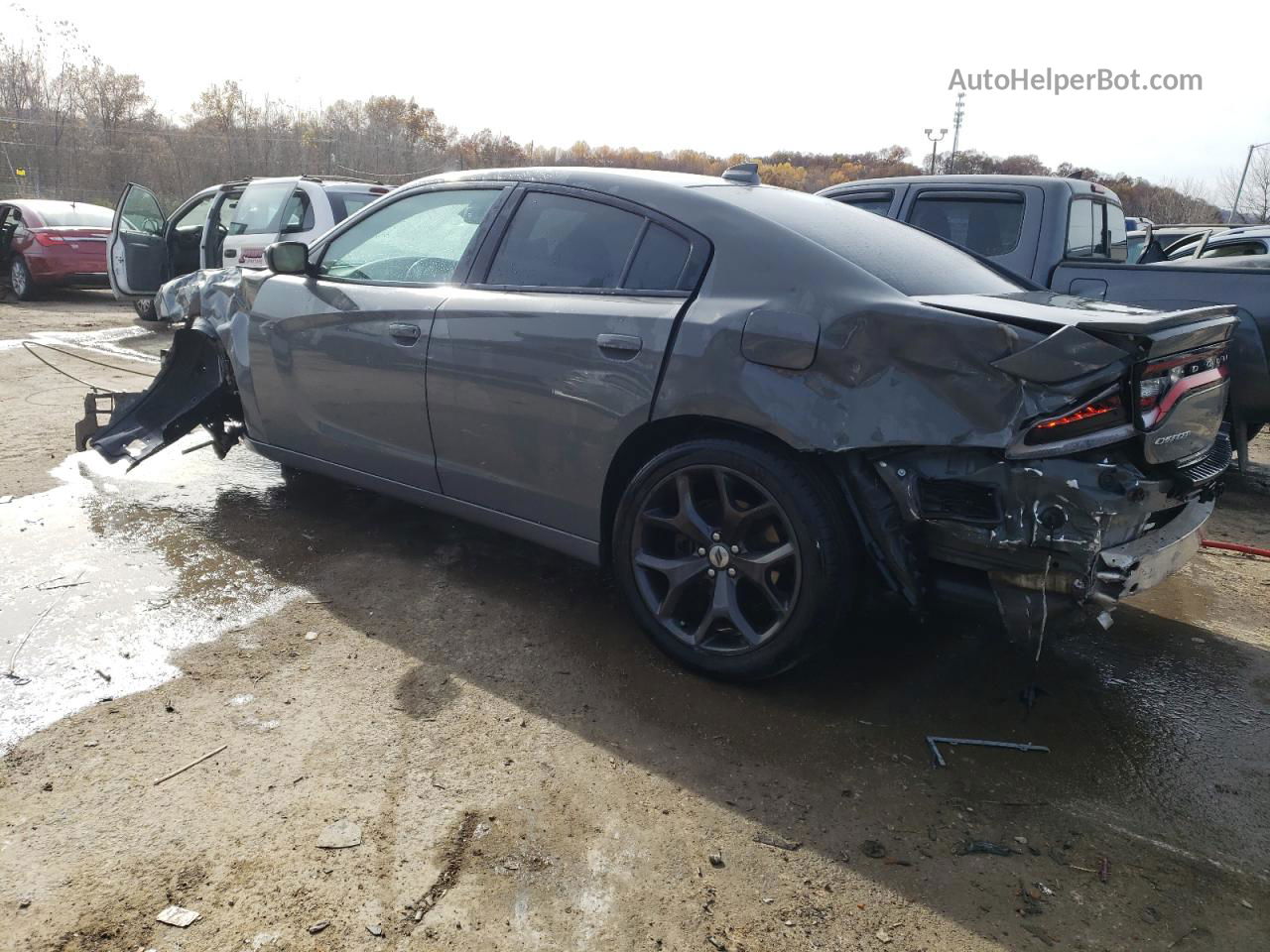 2017 Dodge Charger R/t Серый vin: 2C3CDXCT3HH634981