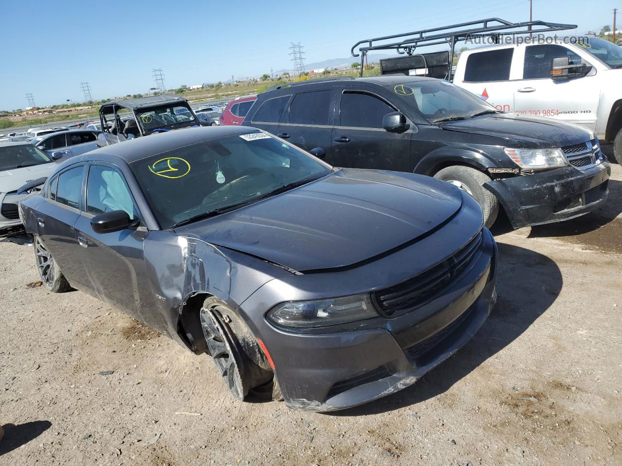 2018 Dodge Charger R/t Черный vin: 2C3CDXCT3JH113605