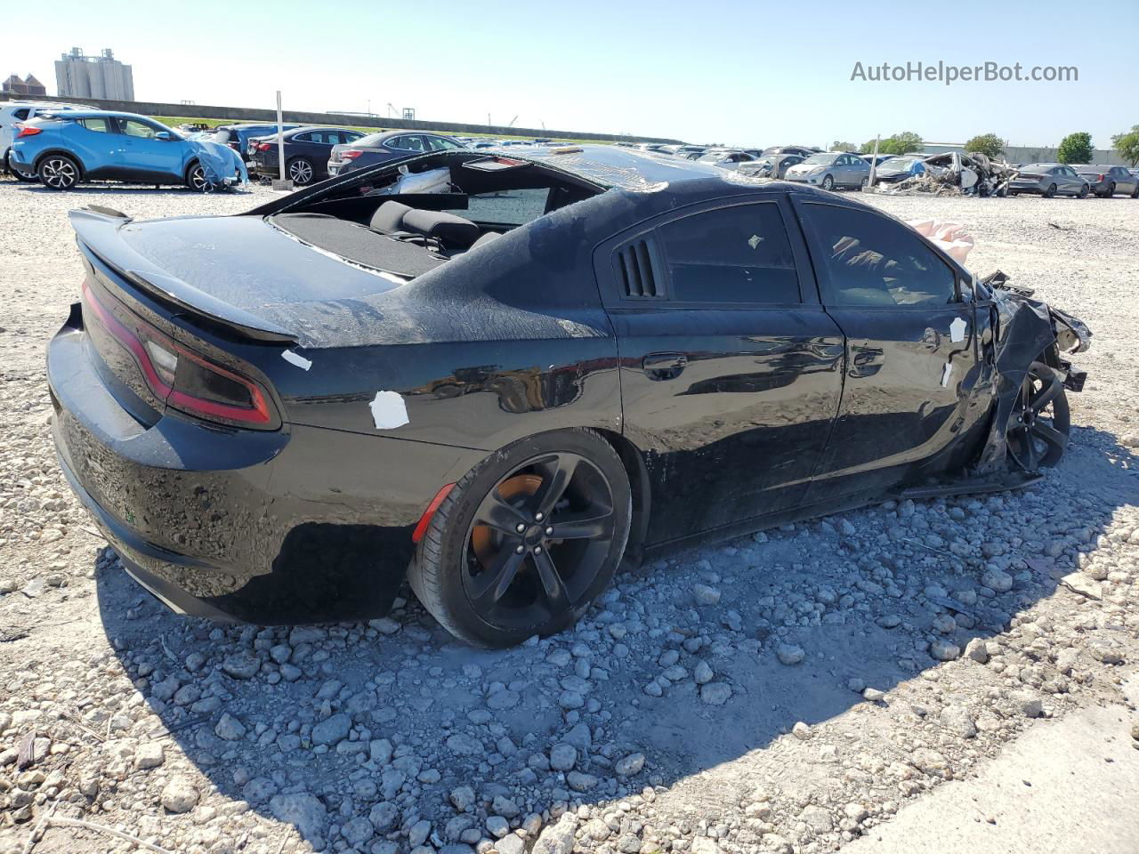 2018 Dodge Charger R/t Черный vin: 2C3CDXCT3JH133787