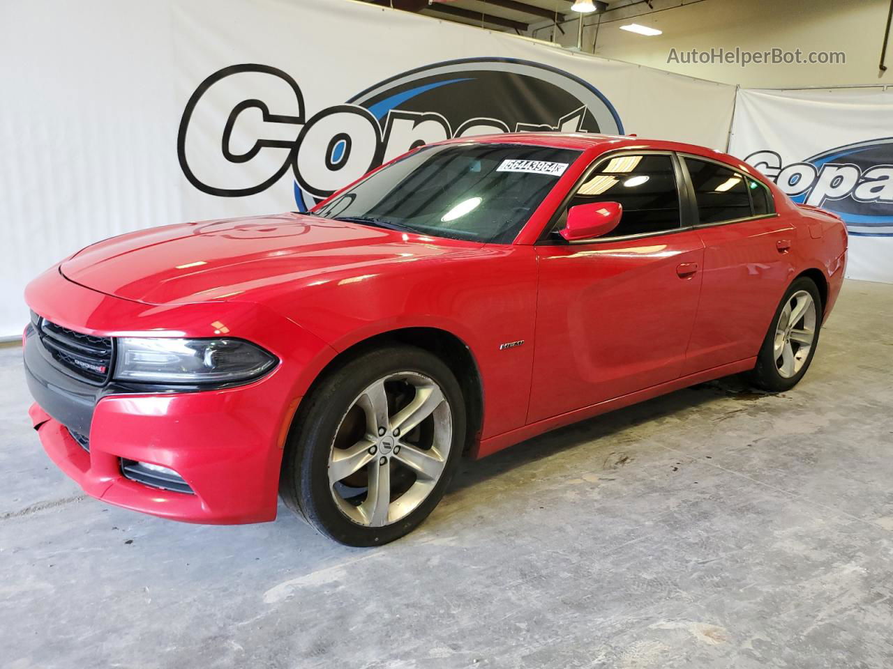 2018 Dodge Charger R/t Красный vin: 2C3CDXCT3JH179135