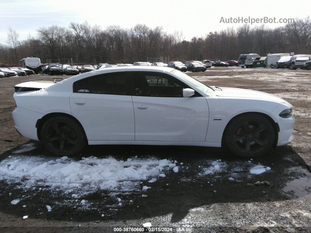 2018 Dodge Charger R/t Rwd White vin: 2C3CDXCT3JH213123