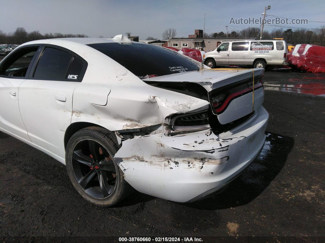 2018 Dodge Charger R/t Rwd White vin: 2C3CDXCT3JH213123