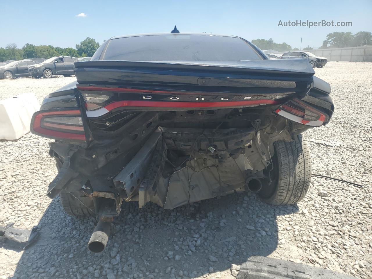 2018 Dodge Charger R/t Black vin: 2C3CDXCT3JH260653