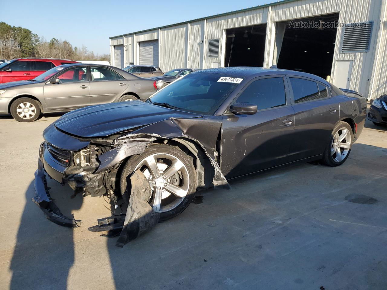 2018 Dodge Charger R/t Gray vin: 2C3CDXCT3JH260796