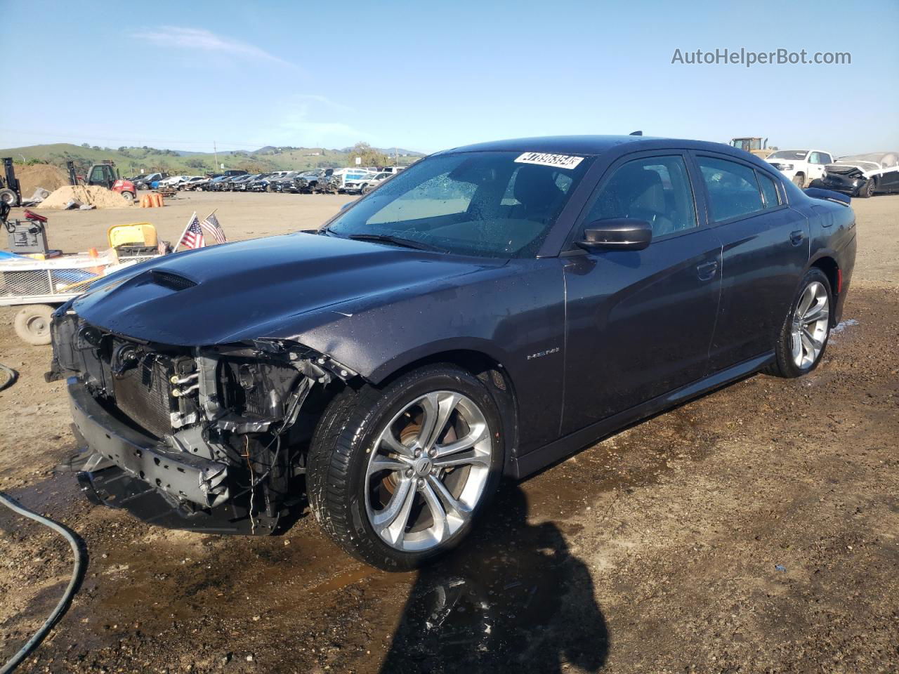 2021 Dodge Charger R/t Charcoal vin: 2C3CDXCT3MH541663