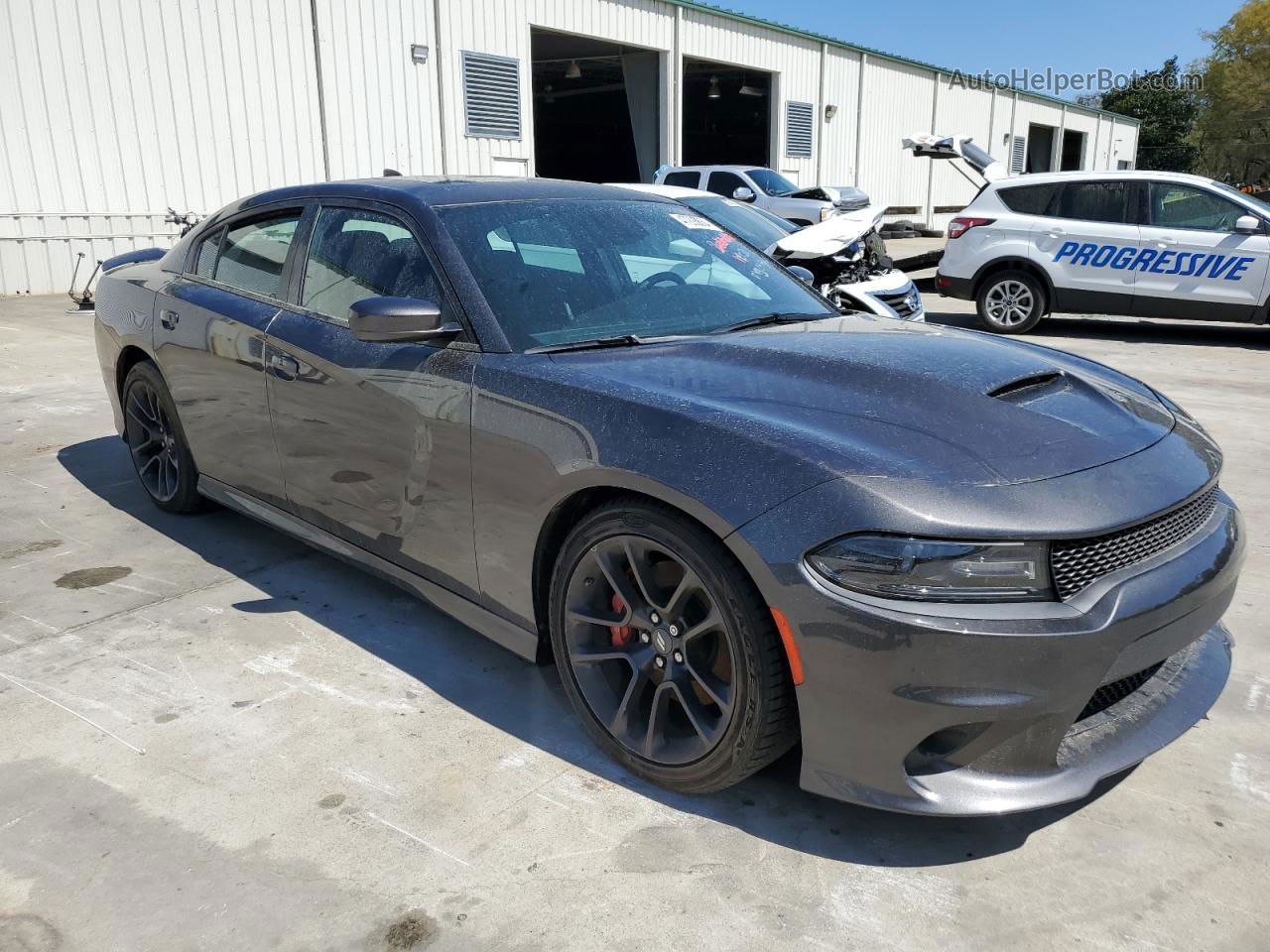 2021 Dodge Charger R/t Gray vin: 2C3CDXCT3MH551187