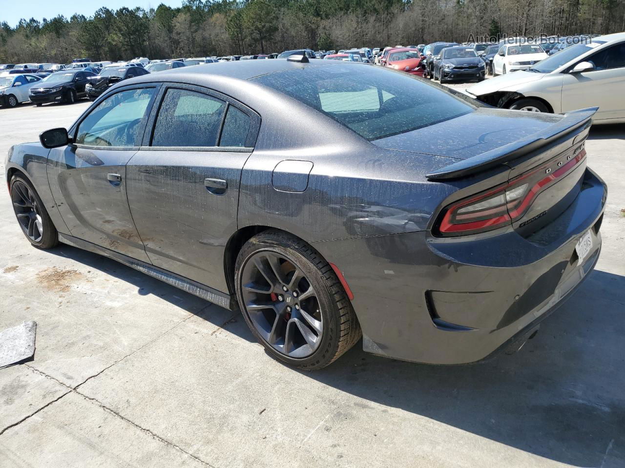 2021 Dodge Charger R/t Gray vin: 2C3CDXCT3MH551187