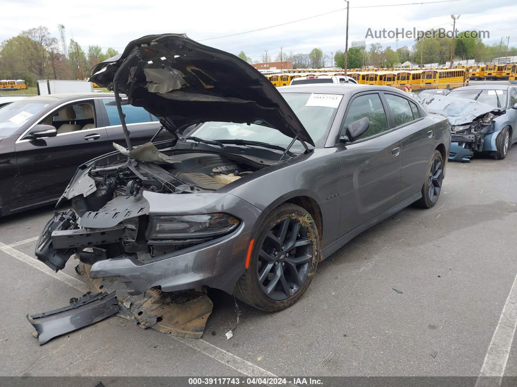 2021 Dodge Charger R/t Rwd Gray vin: 2C3CDXCT3MH616183