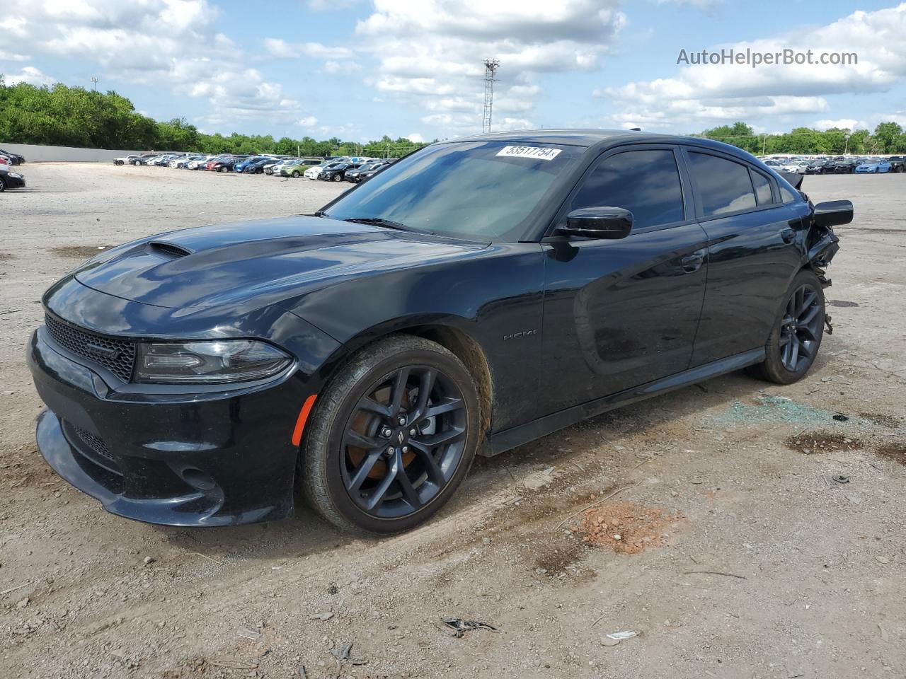 2021 Dodge Charger R/t Black vin: 2C3CDXCT3MH681700