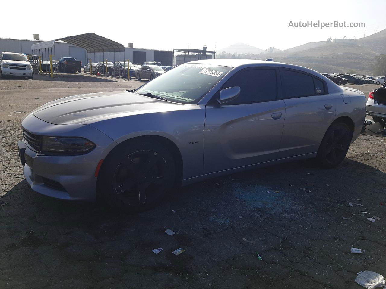 2016 Dodge Charger R/t Серебряный vin: 2C3CDXCT4GH178374