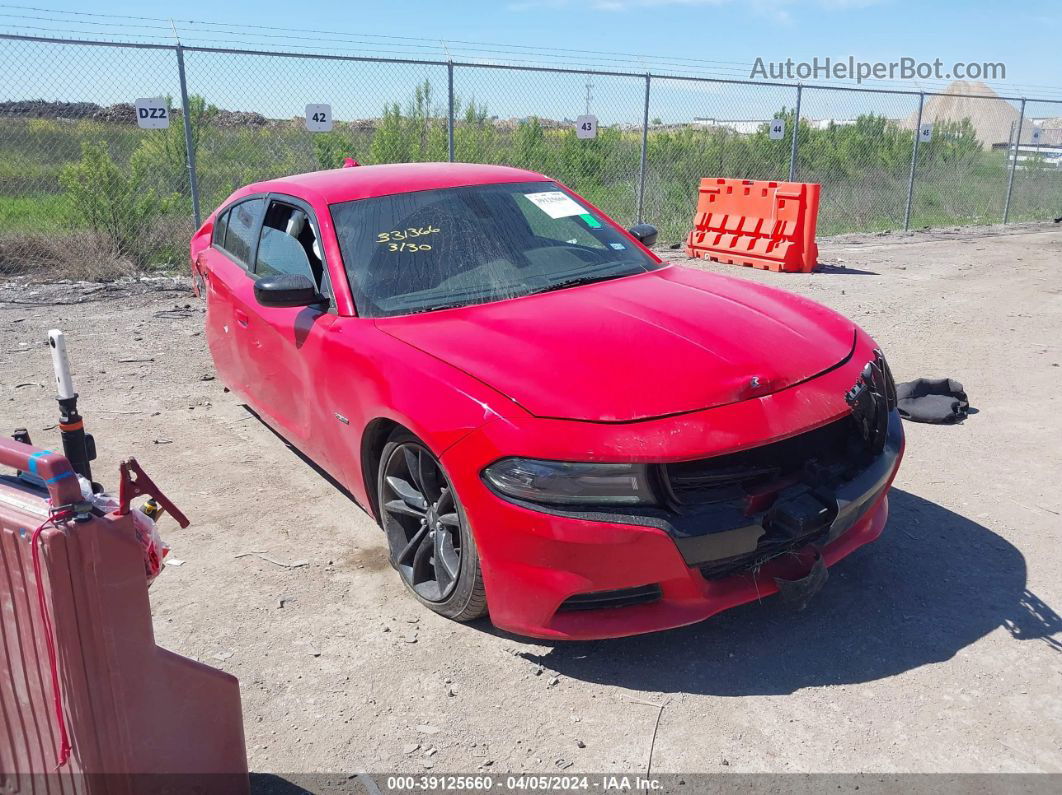 2016 Dodge Charger R/t Красный vin: 2C3CDXCT4GH179329