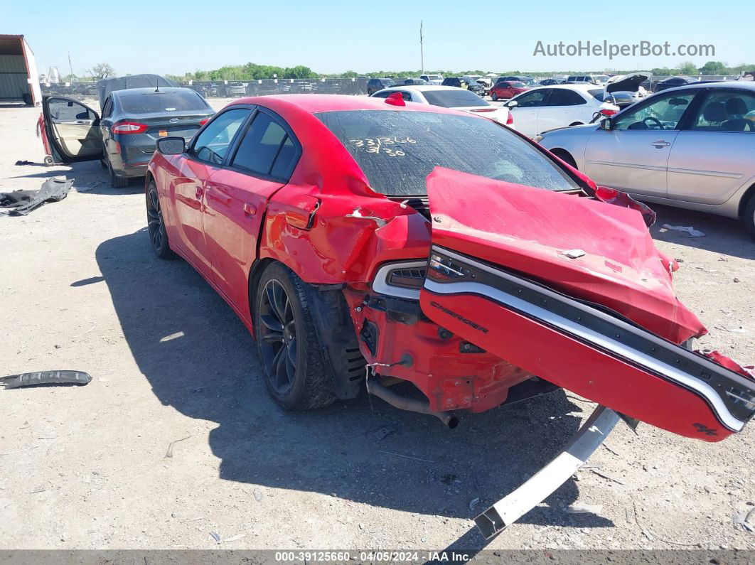 2016 Dodge Charger R/t Red vin: 2C3CDXCT4GH179329