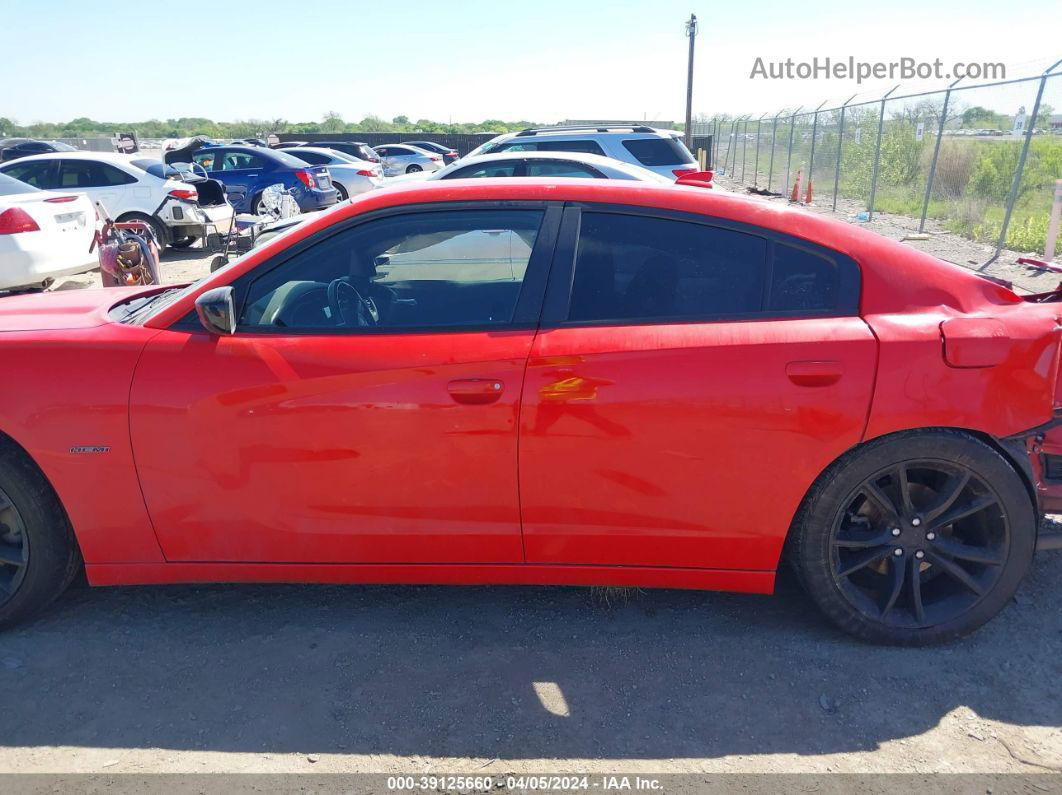 2016 Dodge Charger R/t Red vin: 2C3CDXCT4GH179329