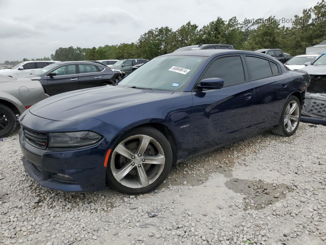 2016 Dodge Charger R/t Blue vin: 2C3CDXCT4GH191996