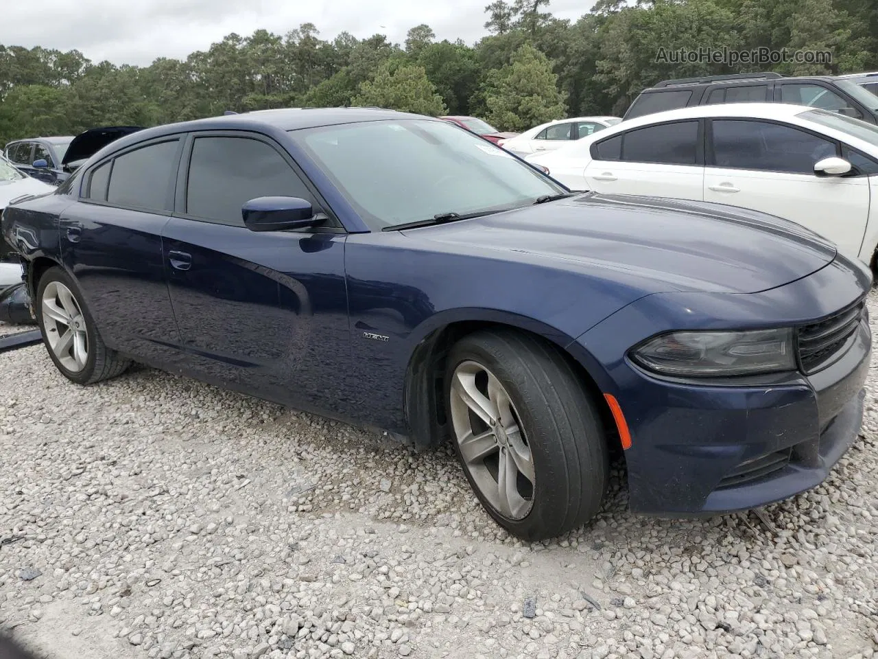 2016 Dodge Charger R/t Blue vin: 2C3CDXCT4GH191996