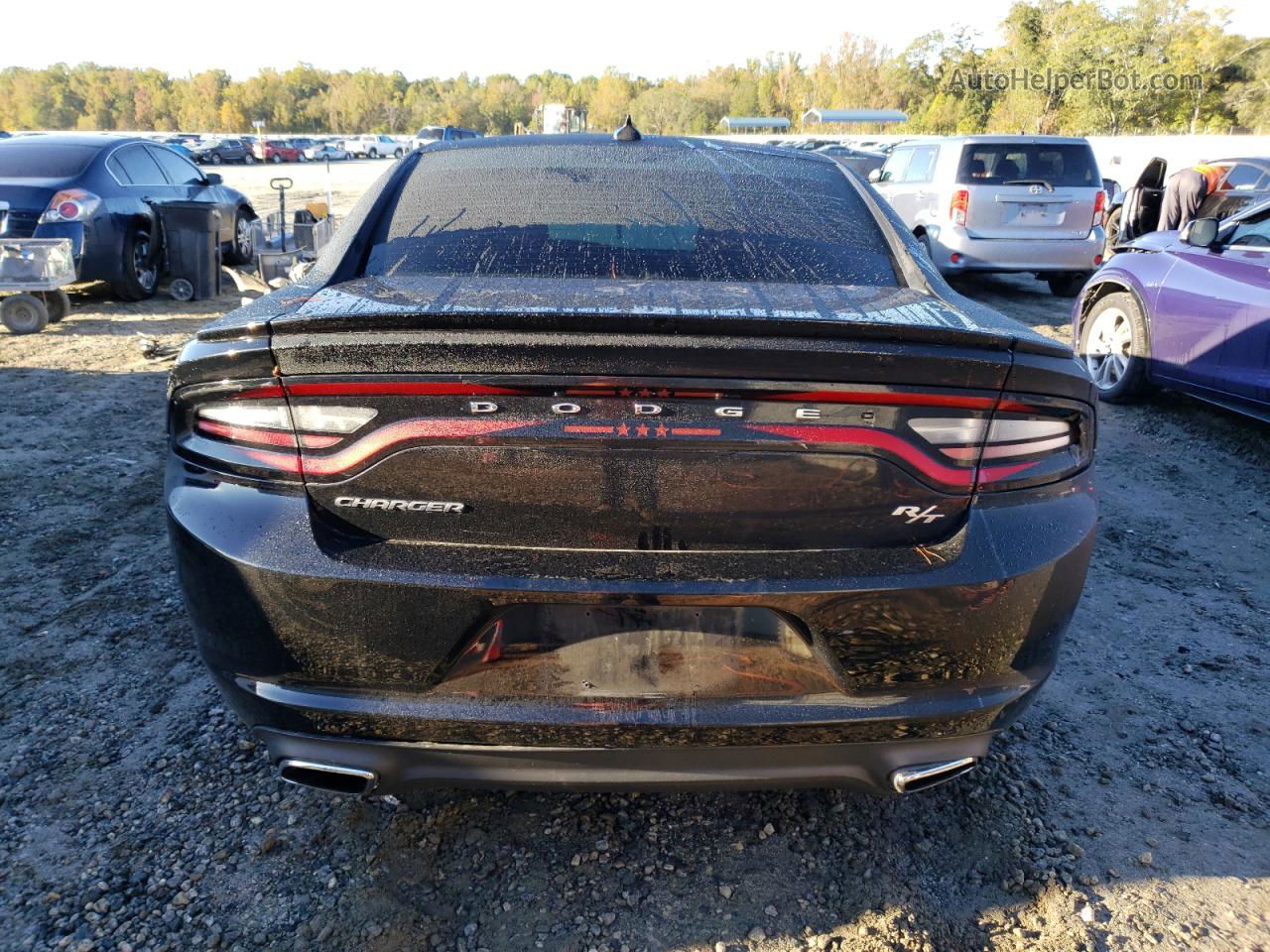 2016 Dodge Charger R/t Black vin: 2C3CDXCT4GH203581