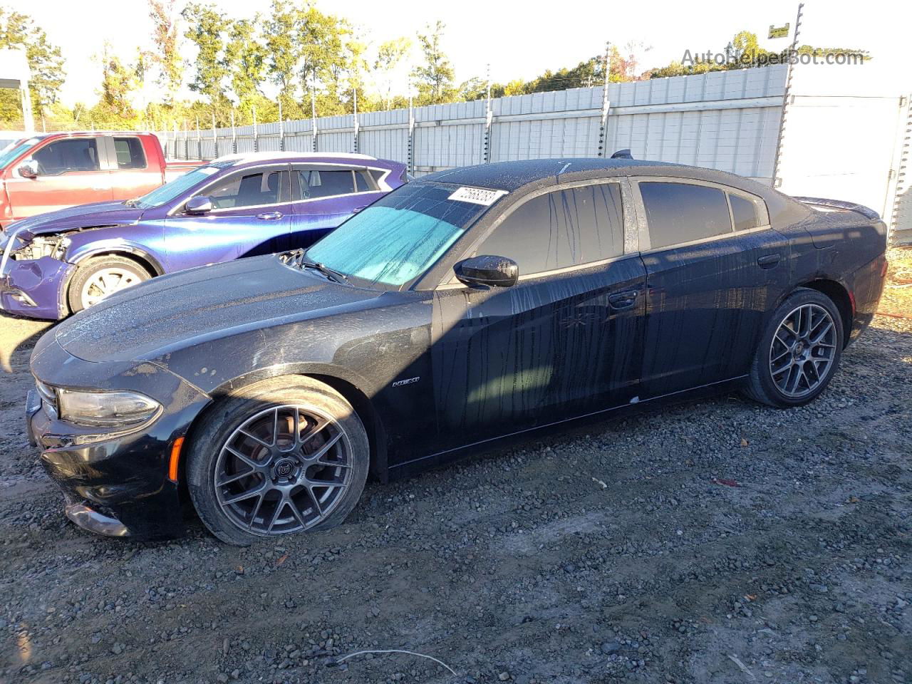 2016 Dodge Charger R/t Black vin: 2C3CDXCT4GH203581