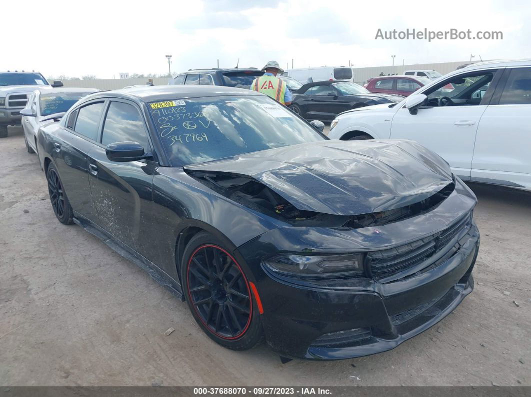 2016 Dodge Charger R/t Black vin: 2C3CDXCT4GH347969