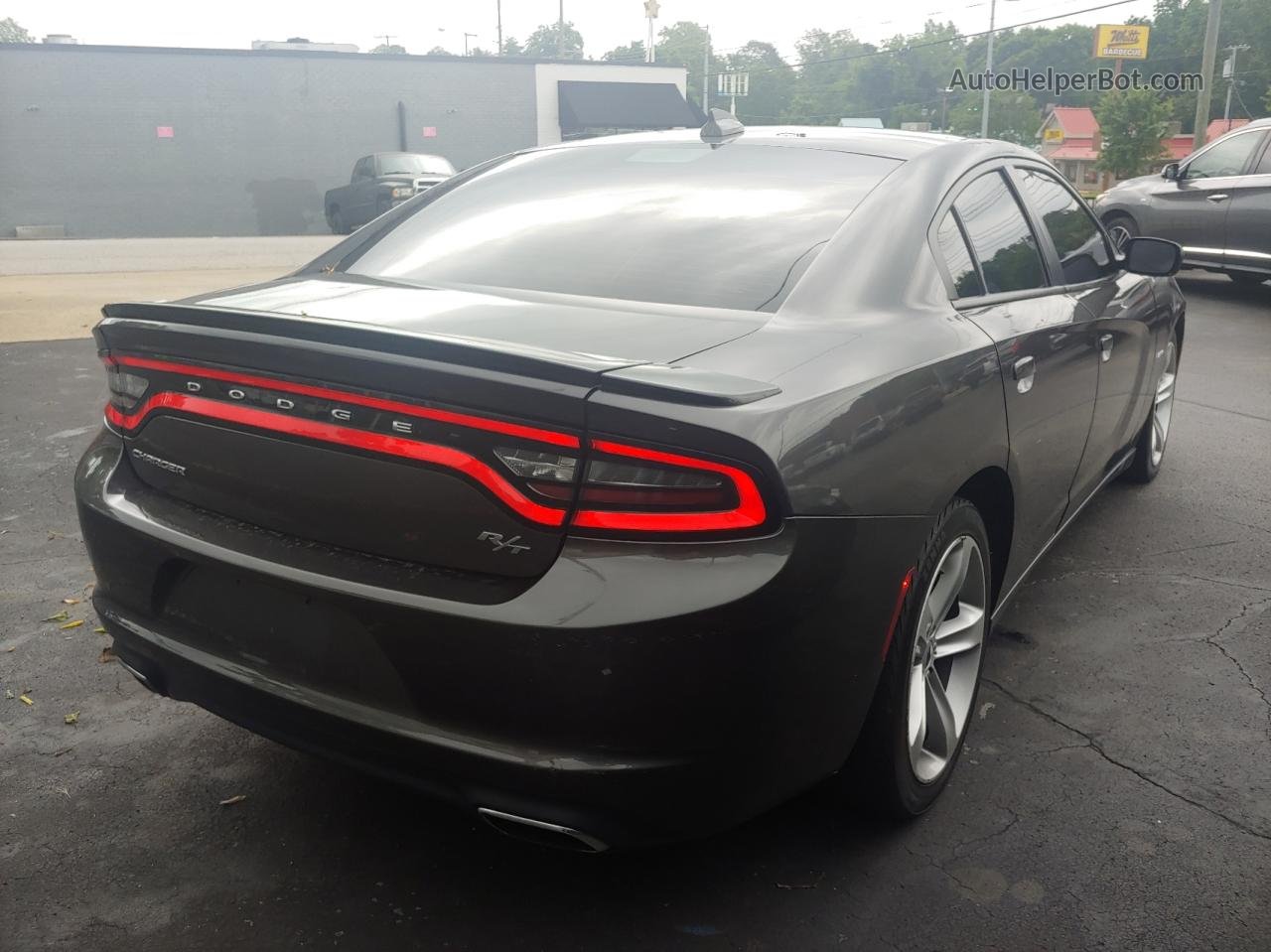 2017 Dodge Charger R/t Gray vin: 2C3CDXCT4HH520097
