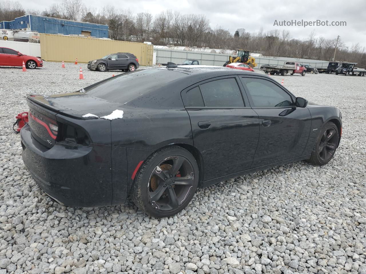 2017 Dodge Charger R/t Black vin: 2C3CDXCT4HH528698