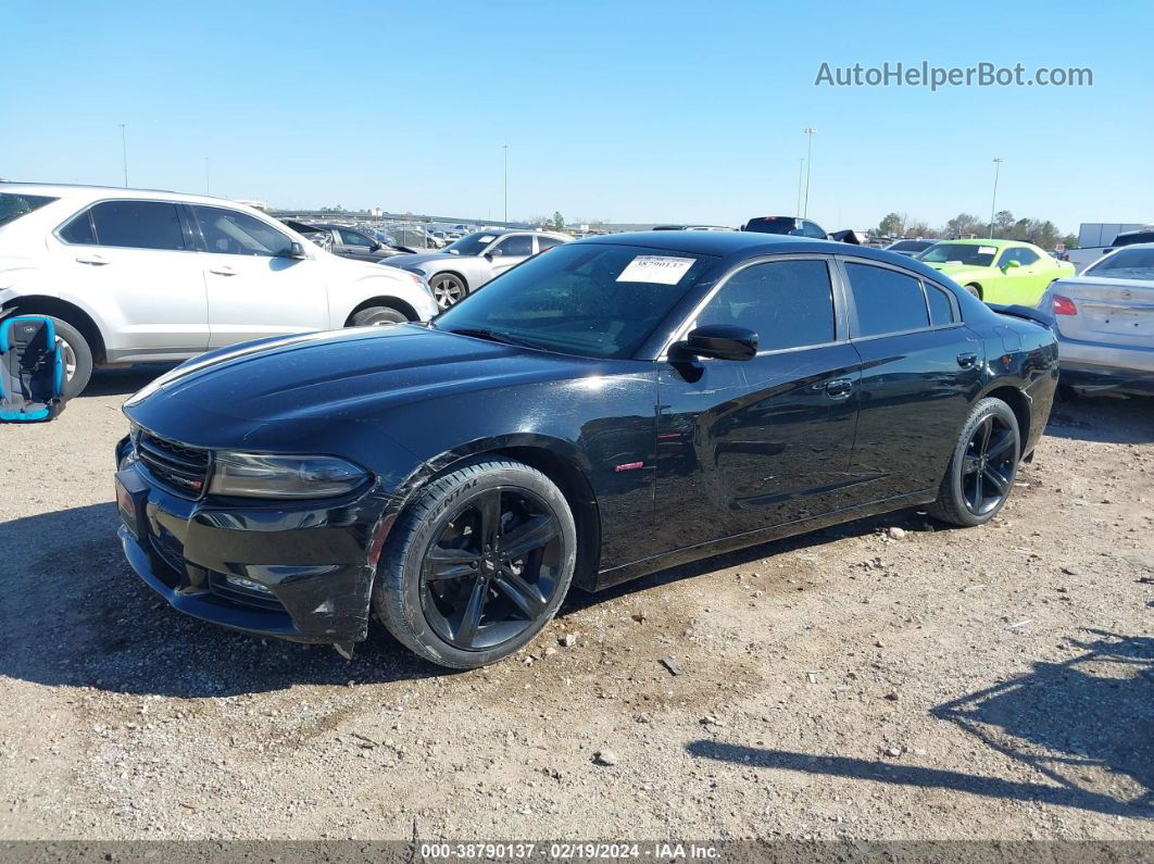 2017 Dodge Charger R/t Rwd Black vin: 2C3CDXCT4HH561877