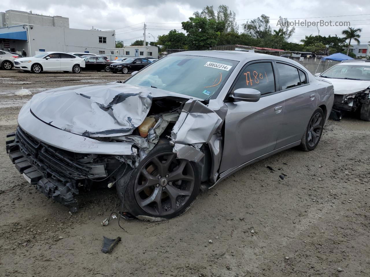 2017 Dodge Charger R/t Silver vin: 2C3CDXCT4HH581482