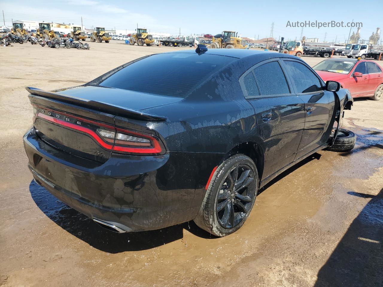 2017 Dodge Charger R/t Black vin: 2C3CDXCT4HH589646