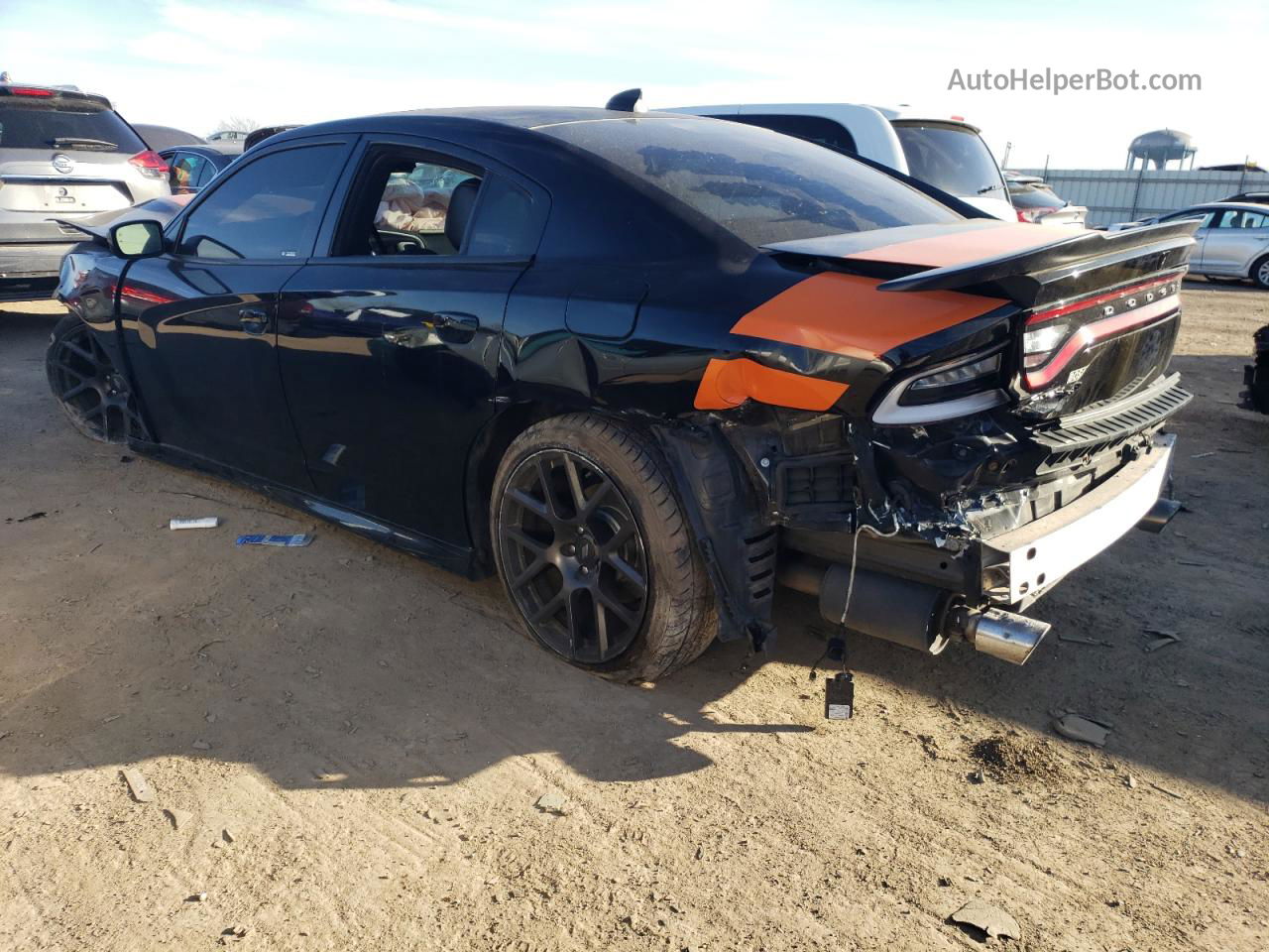 2017 Dodge Charger R/t Black vin: 2C3CDXCT4HH598721