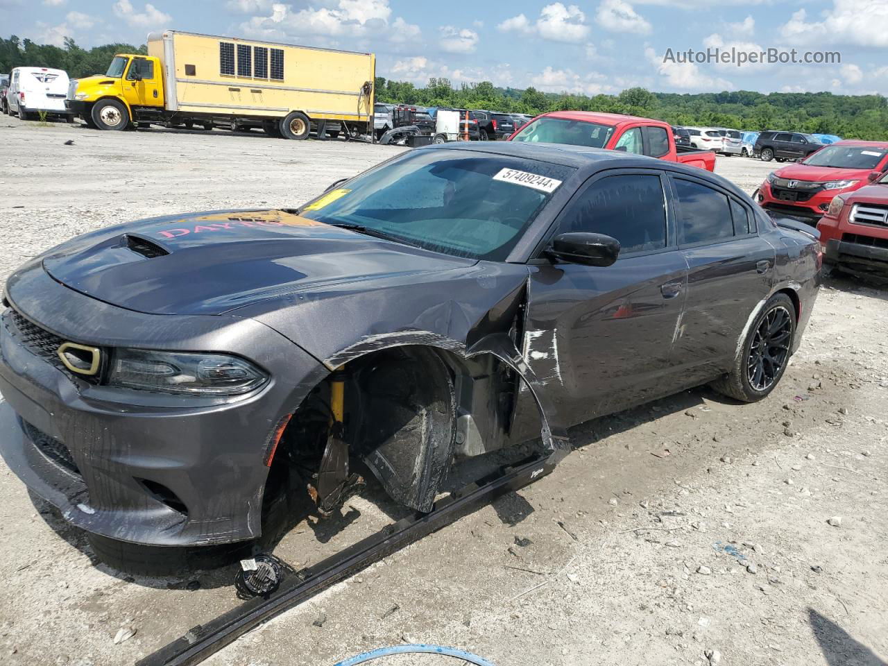 2017 Dodge Charger R/t Charcoal vin: 2C3CDXCT4HH627005