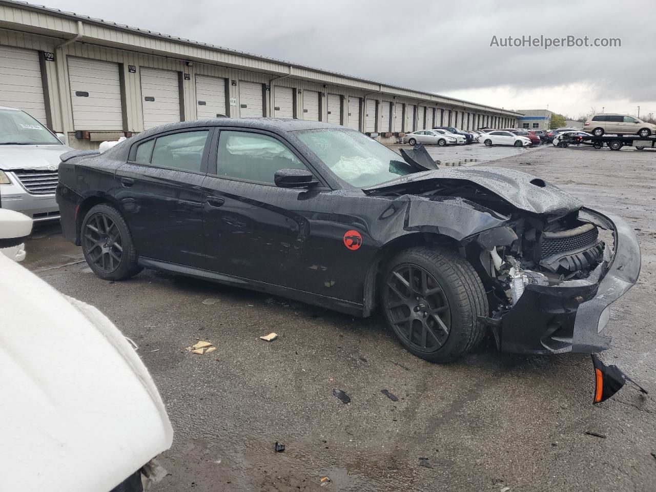 2017 Dodge Charger R/t Black vin: 2C3CDXCT4HH643236