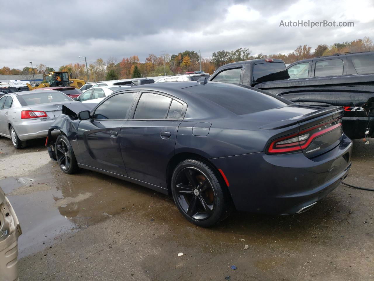 2018 Dodge Charger R/t Black vin: 2C3CDXCT4JH150193