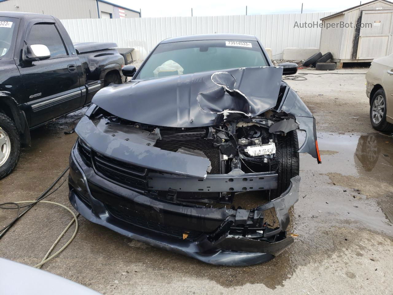 2018 Dodge Charger R/t Black vin: 2C3CDXCT4JH150193