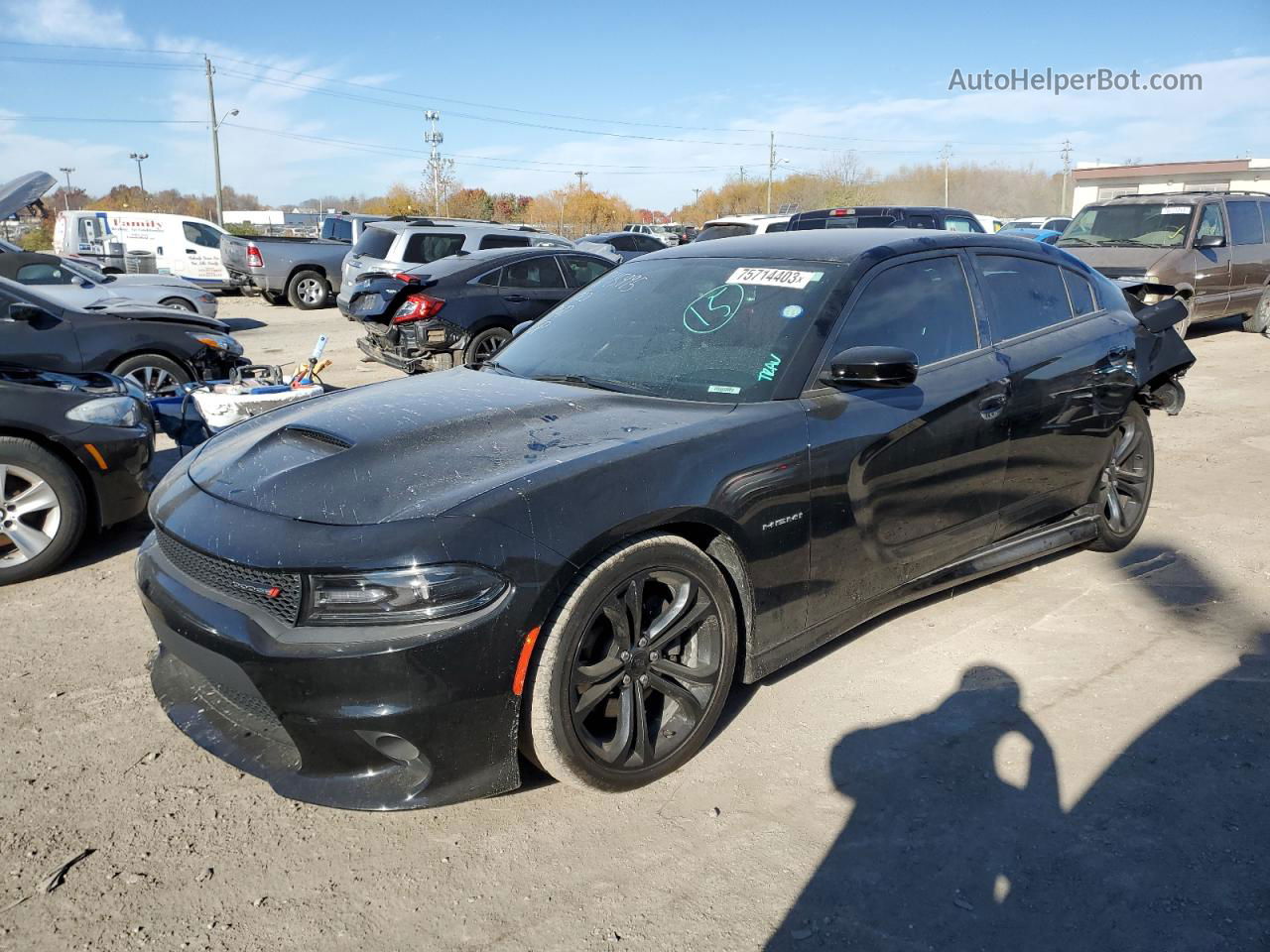 2021 Dodge Charger R/t Black vin: 2C3CDXCT4MH518425