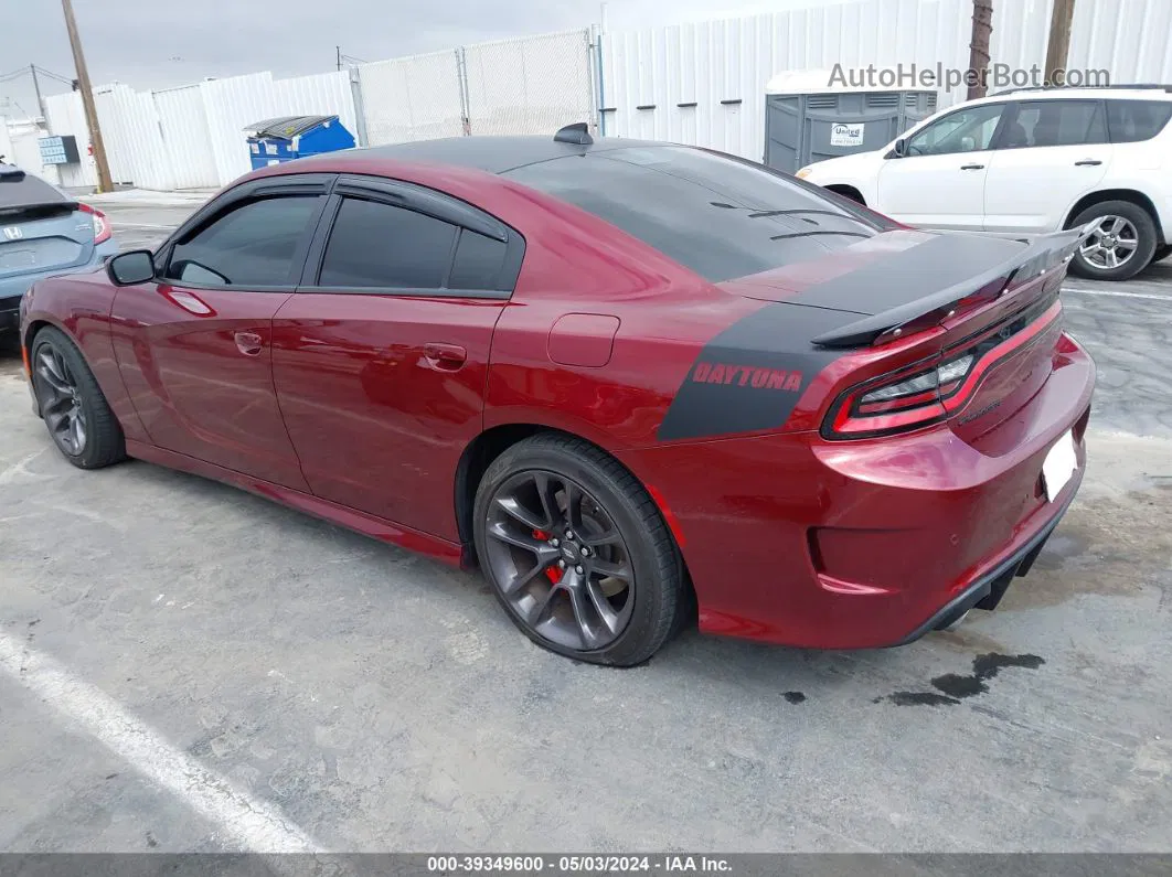 2021 Dodge Charger R/t Rwd Burgundy vin: 2C3CDXCT4MH578415